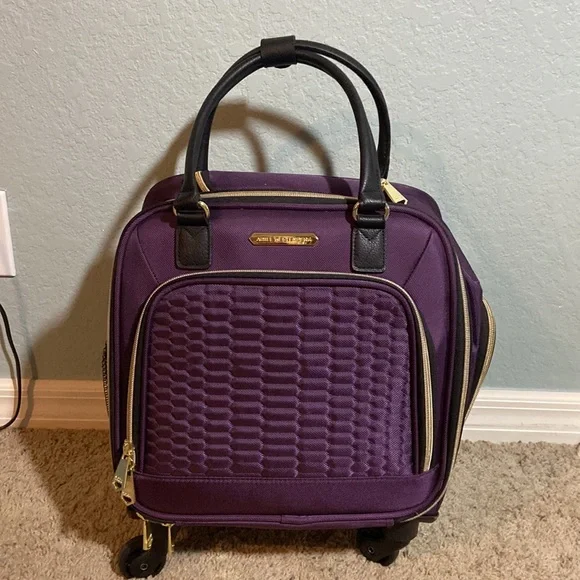 Like new Aimee kestenberg Florence 16” Twill 4-Wheel Underseat carry on - Picture 13 of 16